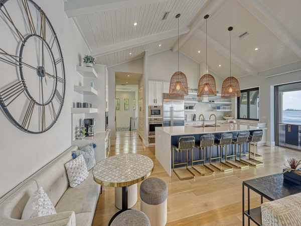 Bayfront Luxury Vacation Rental in Holmes Beach with Private Dock, Pool & Spa